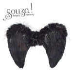 Skrzydła motyla z czarnych piór Nyx / Souza!