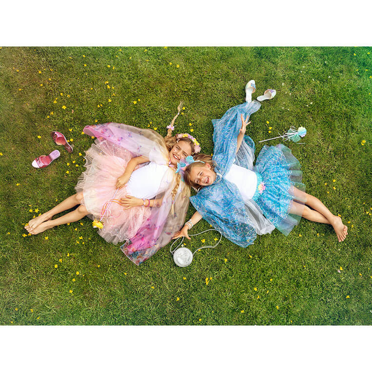 Kostium peleryna w motyle, opaska na głowę i różdżka zestaw 3 el. Danae / Souza!