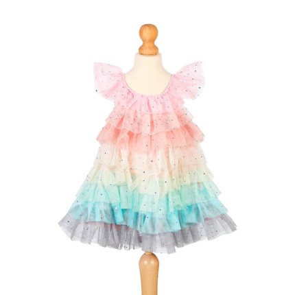 Kostium sukienka tiulowa tęczowa księżniczka Fenne / Souza!