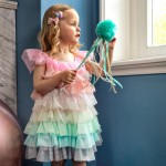 Kostium sukienka tiulowa tęczowa księżniczka Fenne / Souza!