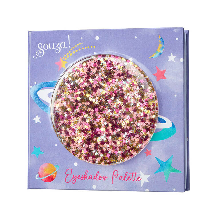 Paleta cieni do powiek z lusterkiem dla dzieci 9 el. Galaxy / Souza!