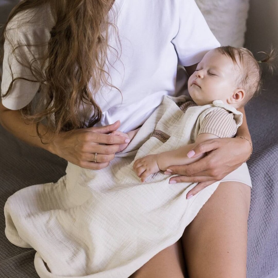 Śpiworek do spania muślinowy 0,5 TOG Malaga - Vanilla / Zaffiro