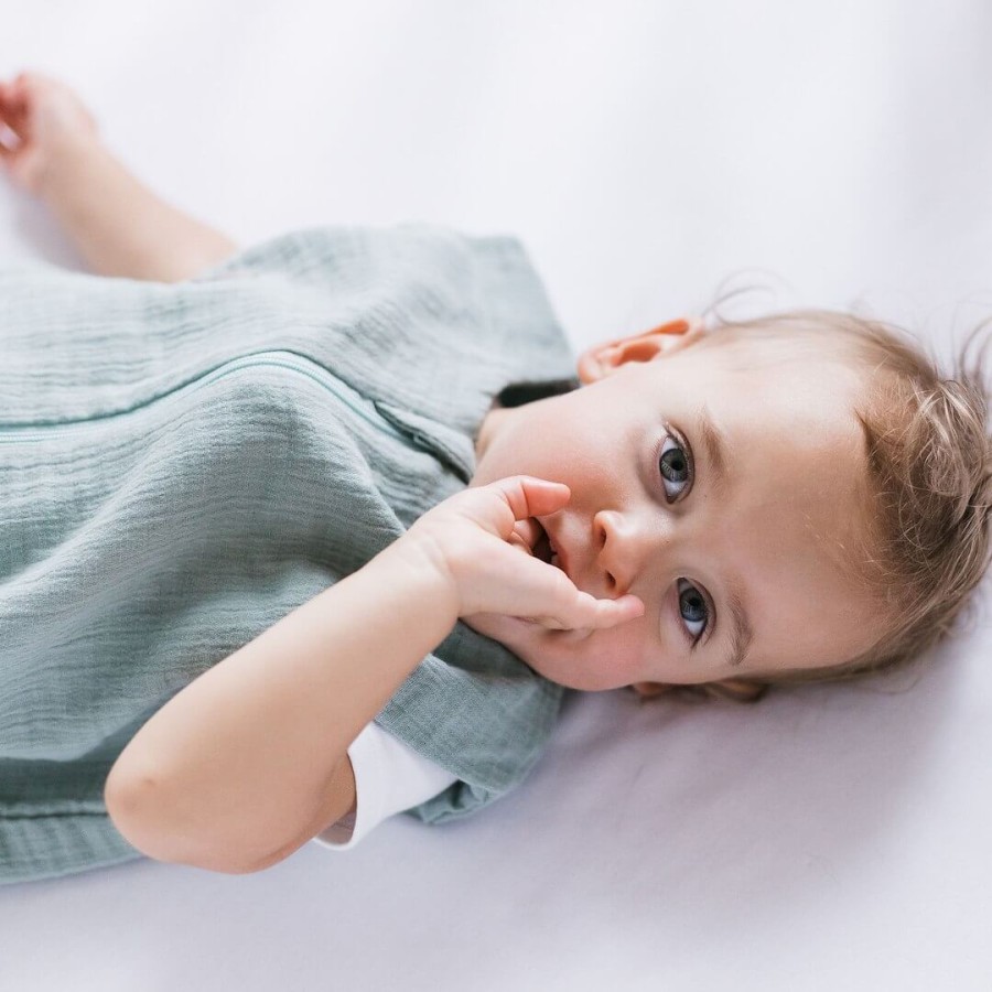 Śpiworek do spania muślinowy 0,5 TOG Malaga - Mint / Zaffiro