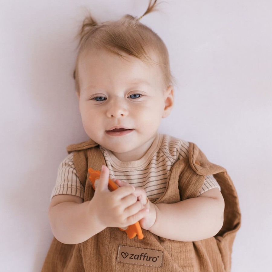 Śpiworek do spania muślinowy 0,5 TOG Malaga - Toffee / Zaffiro