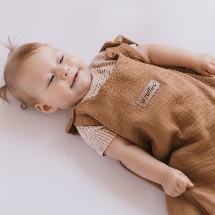 Śpiworek do spania muślinowy 0,5 TOG Malaga - Toffee / Zaffiro