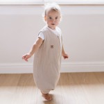 Śpiworek do spania muślinowy z nogawkami 0,5 TOG Malaga - Beige / Zaffiro