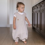 Śpiworek do spania muślinowy z nogawkami 0,5 TOG Malaga - Beige / Zaffiro