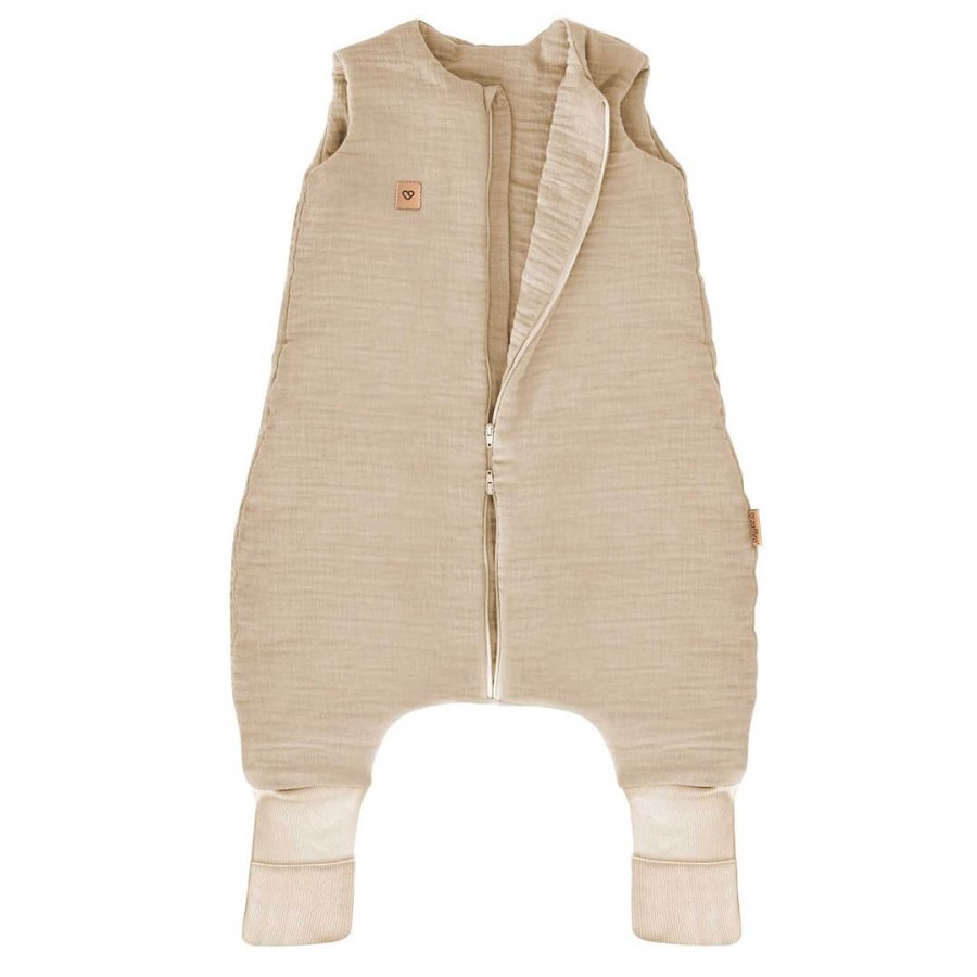 Śpiworek do spania muślinowy z nogawkami 0,5 TOG Malaga - Beige / Zaffiro