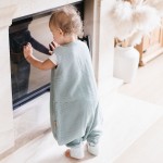 Śpiworek do spania muślinowy z nogawkami 0,5 TOG Malaga - Mint / Zaffiro