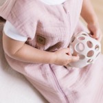 Śpiworek do spania muślinowy z nogawkami 0,5 TOG Malaga - Pink / Zaffiro