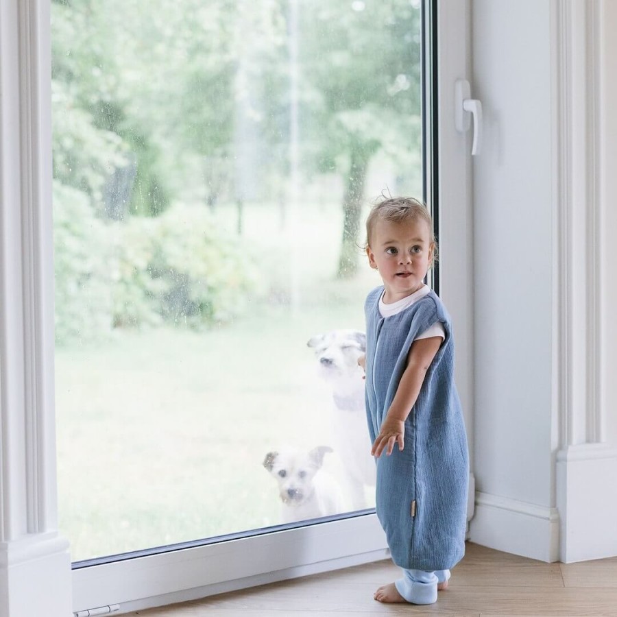 Śpiworek do spania muślinowy z nogawkami 0,5 TOG Malaga - Blue / Zaffiro