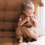 Śpiworek do spania muślinowy z nogawkami 0,5 TOG Malaga - Toffee / Zaffiro