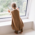 Śpiworek do spania muślinowy z nogawkami 0,5 TOG Malaga - Toffee / Zaffiro