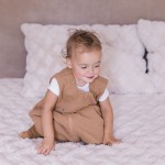 Śpiworek do spania muślinowy z nogawkami 0,5 TOG Malaga - Toffee / Zaffiro