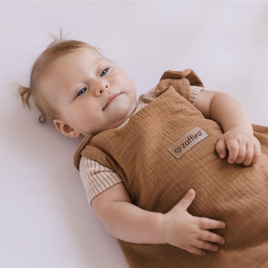 Śpiworek do spania muślinowy 1,5 TOG Malaga - Toffee / Zaffiro