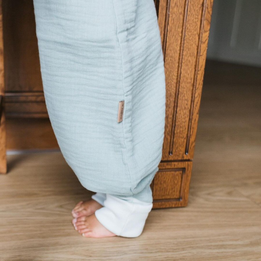 Śpiworek do spania muślinowy z nogawkami 1,5 TOG Malaga - Mint / Zaffiro