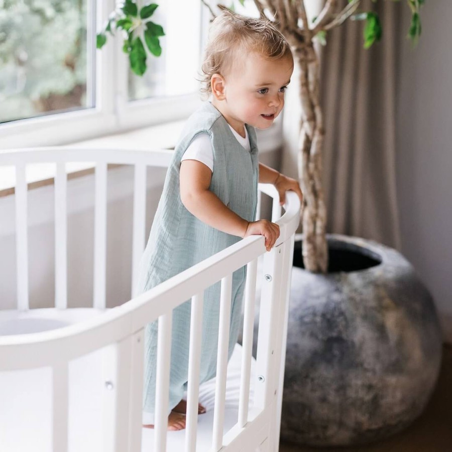 Śpiworek do spania muślinowy z nogawkami 1,5 TOG Malaga - Mint / Zaffiro