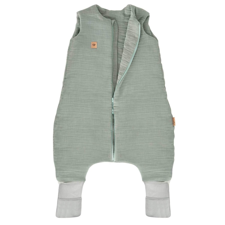 Śpiworek do spania muślinowy z nogawkami 1,5 TOG Malaga - Mint / Zaffiro