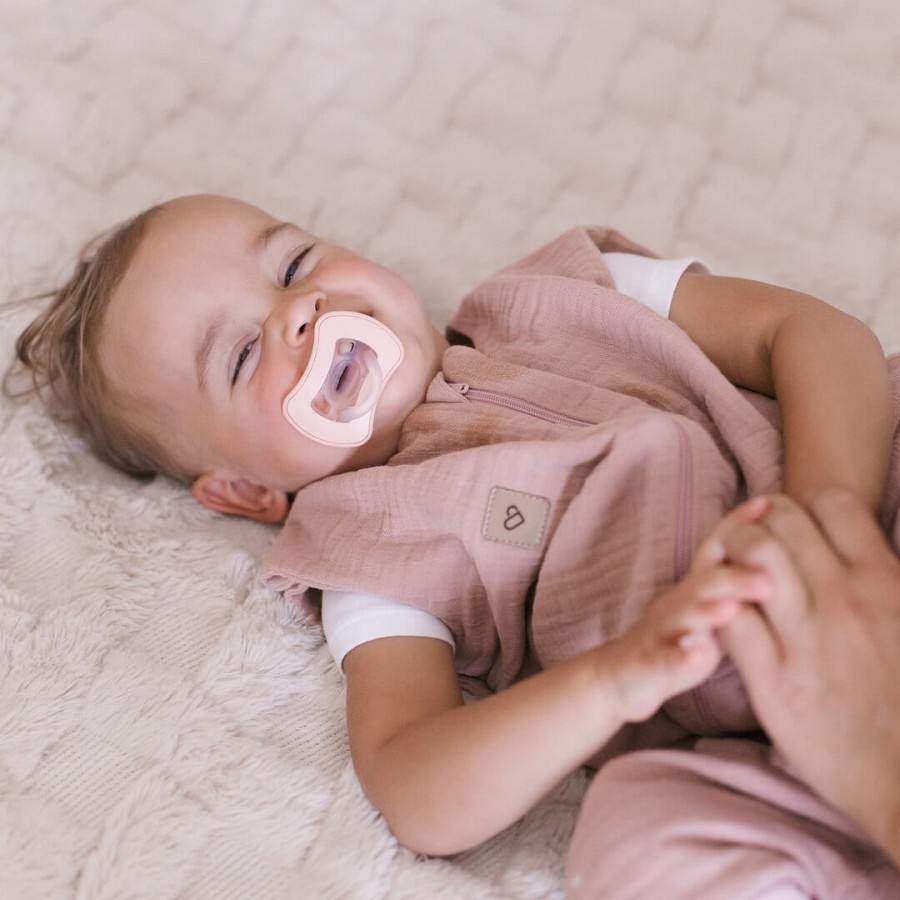 Śpiworek do spania muślinowy z nogawkami 1,5 TOG Malaga - Pink / Zaffiro