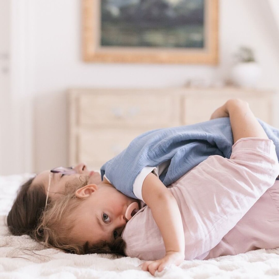 Śpiworek do spania muślinowy z nogawkami 1,5 TOG Malaga - Blue / Zaffiro