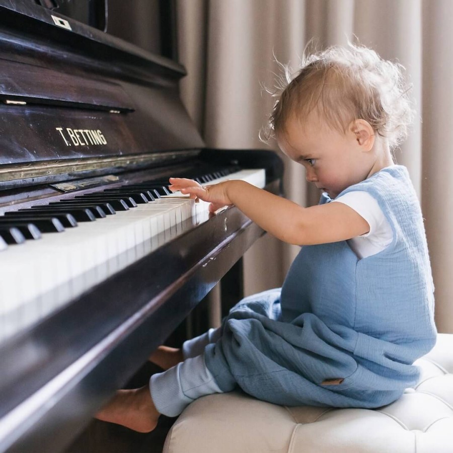 Śpiworek do spania muślinowy z nogawkami 1,5 TOG Malaga - Blue / Zaffiro