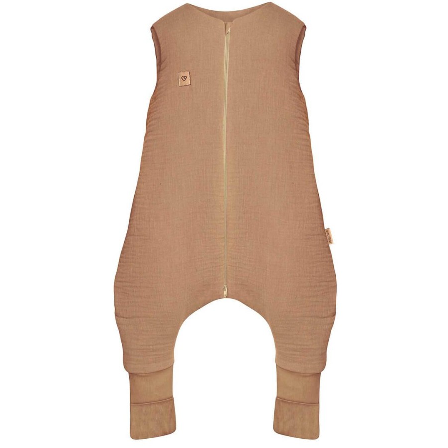 Śpiworek do spania muślinowy z nogawkami 1,5 TOG Malaga - Toffee / Zaffiro