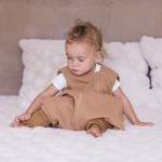 Śpiworek do spania muślinowy z nogawkami 1,5 TOG Malaga - Toffee / Zaffiro