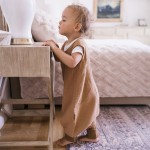 Śpiworek do spania muślinowy z nogawkami 1,5 TOG Malaga - Toffee / Zaffiro