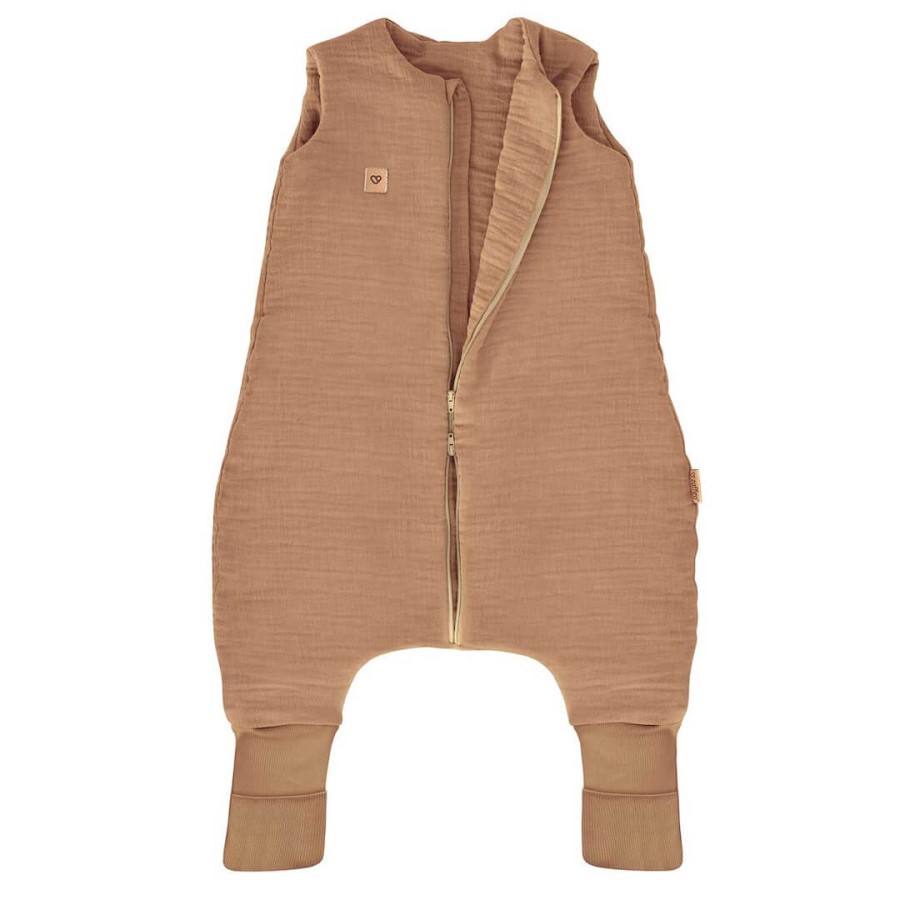 Śpiworek do spania muślinowy z nogawkami 1,5 TOG Malaga - Toffee / Zaffiro