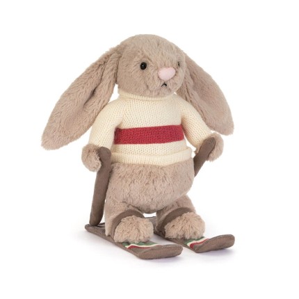 Króliczek Beżowy na Nartach 20 cm / Jellycat