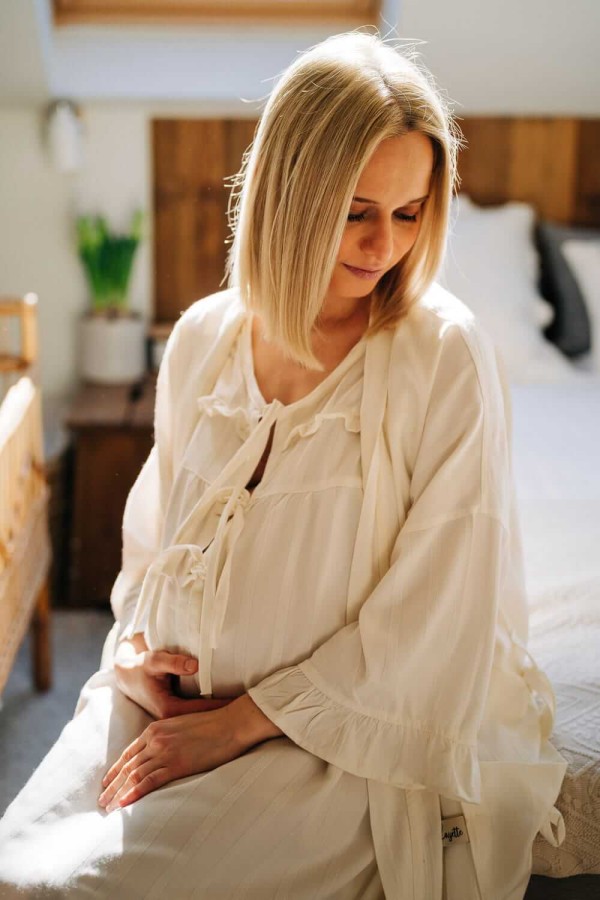 Szlafrok dla Mam Before & After ROMANTIC / Layette