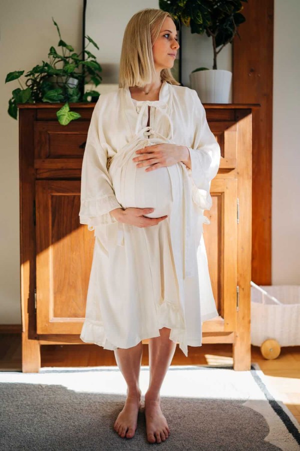 Szlafrok dla Mam Before & After ROMANTIC / Layette