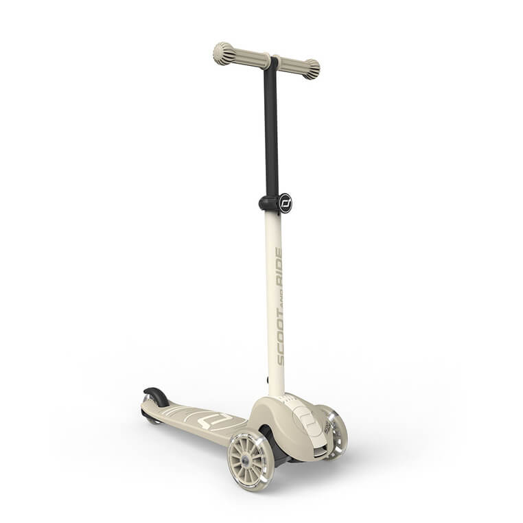 Highwaykick 3S Hulajnoga z systemem sterowania 2w1 i kółkami LED składana 3+ Ash / Scootandride