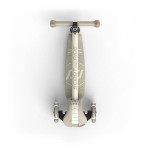 Highwaykick 3S Hulajnoga z systemem sterowania 2w1 i kółkami LED składana 3+ Ash / Scootandride