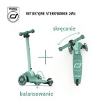 Highwaykick 3S Hulajnoga z systemem sterowania 2w1 i kółkami LED składana 3+ Forest / Scootandride