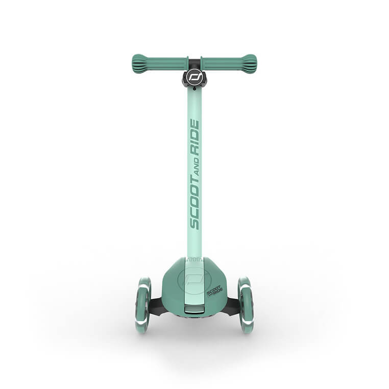 Highwaykick 3S Hulajnoga z systemem sterowania 2w1 i kółkami LED składana 3+ Forest / Scootandride