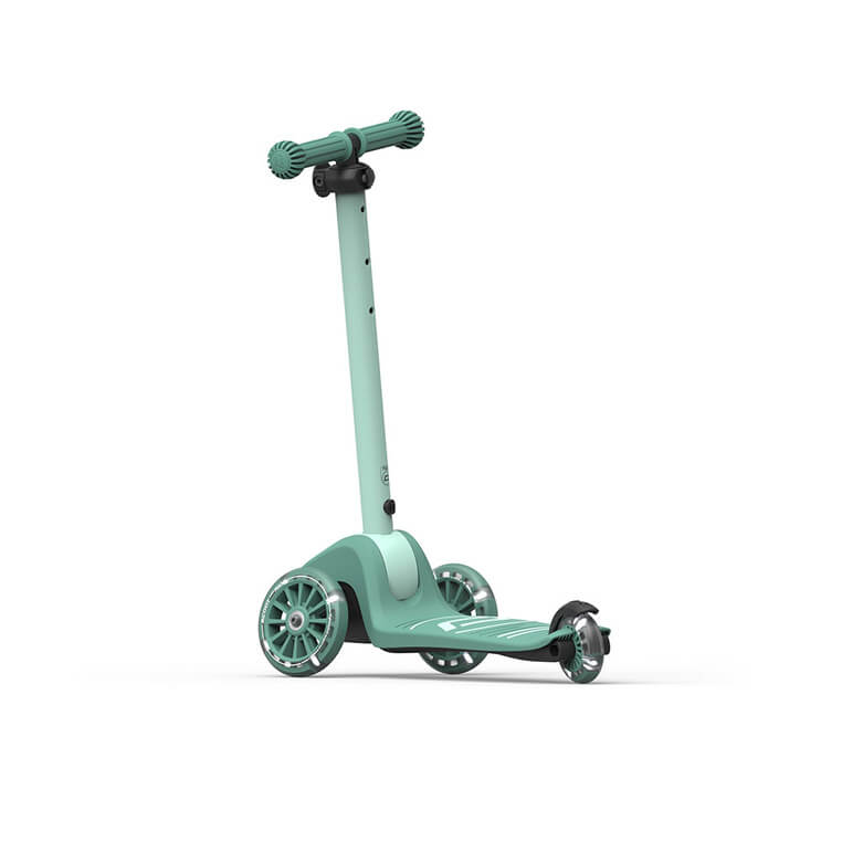 Highwaykick 3S Hulajnoga z systemem sterowania 2w1 i kółkami LED składana 3+ Forest / Scootandride