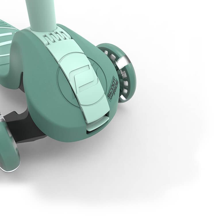 Highwaykick 3S Hulajnoga z systemem sterowania 2w1 i kółkami LED składana 3+ Forest / Scootandride