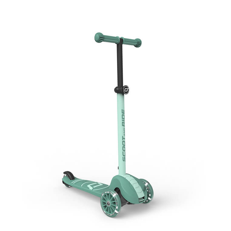 Highwaykick 3S Hulajnoga z systemem sterowania 2w1 i kółkami LED składana 3+ Forest / Scootandride