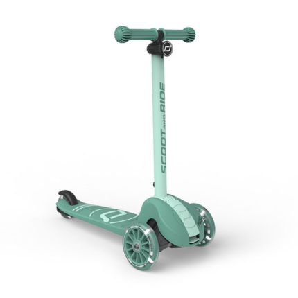 Highwaykick 3S Hulajnoga z systemem sterowania 2w1 i kółkami LED składana 3+ Forest / Scootandride