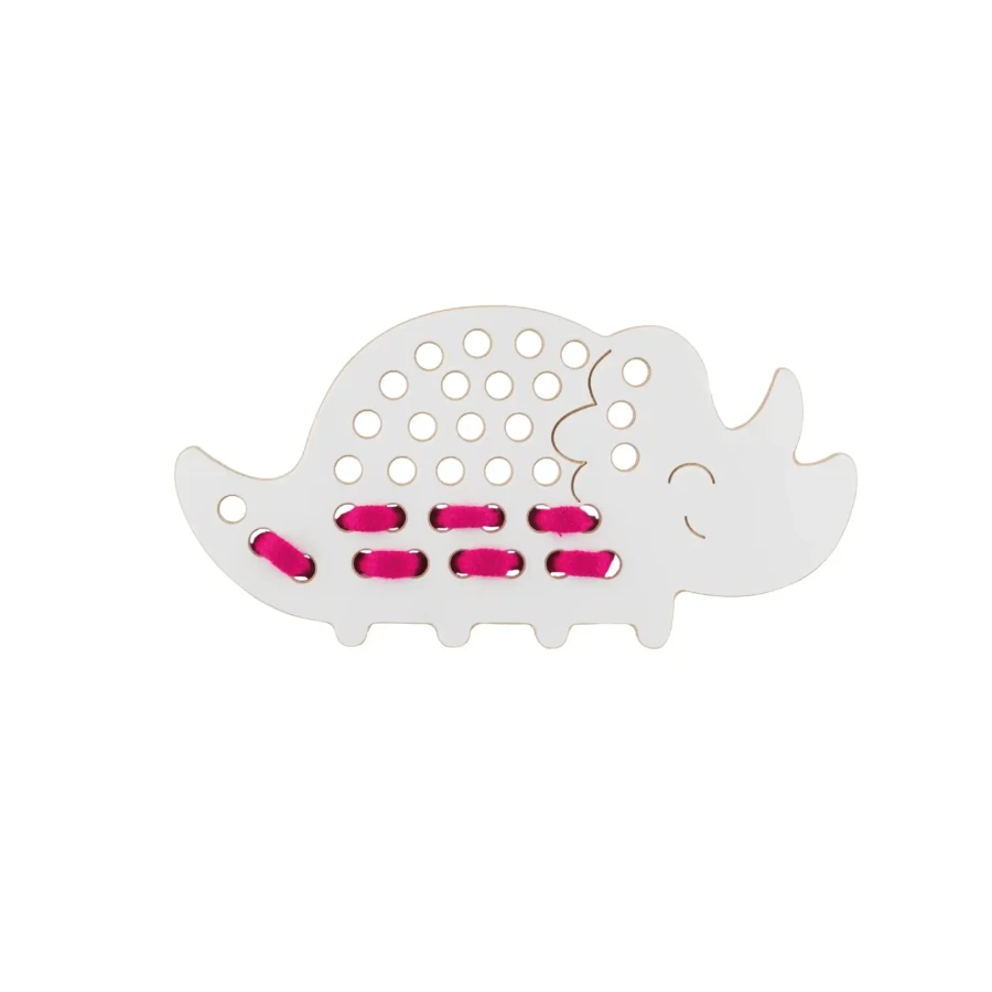 Drewniana przeplatanka - Dinozaur Olek / Milin