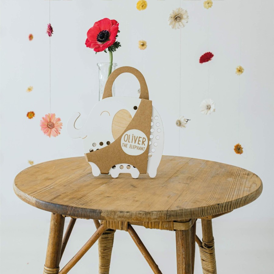 Drewniana przeplatanka - Słoń Alfred / Milin