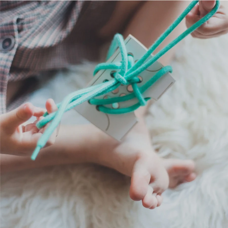 Drewniana przeplatanka - Pan Miś, poziom zaawansowany / Milin