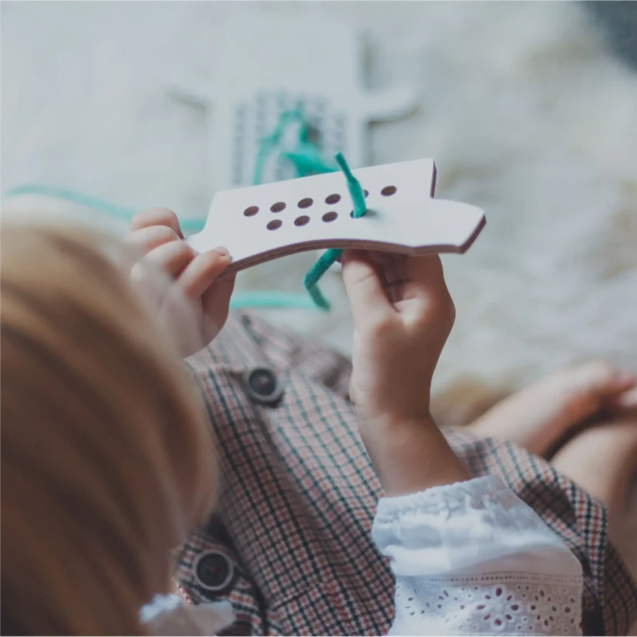 Drewniana przeplatanka - Pan Miś, poziom zaawansowany / Milin