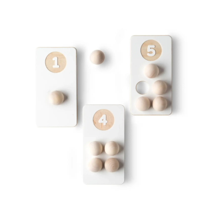 Cyfry - drewniane klocki do nauki liczenia / Milin