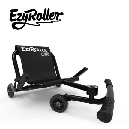 EzyRoller Classic Pojazd gokart napędzany nogami klasyczny 3-12 lat - Metal Black / EzyRoller