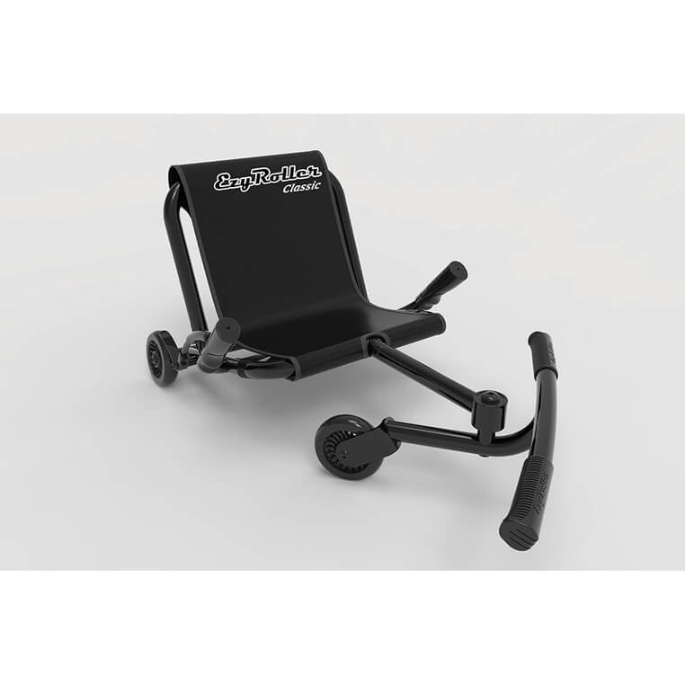 EzyRoller Classic Pojazd gokart napędzany nogami klasyczny 3-12 lat - Metal Black / EzyRoller