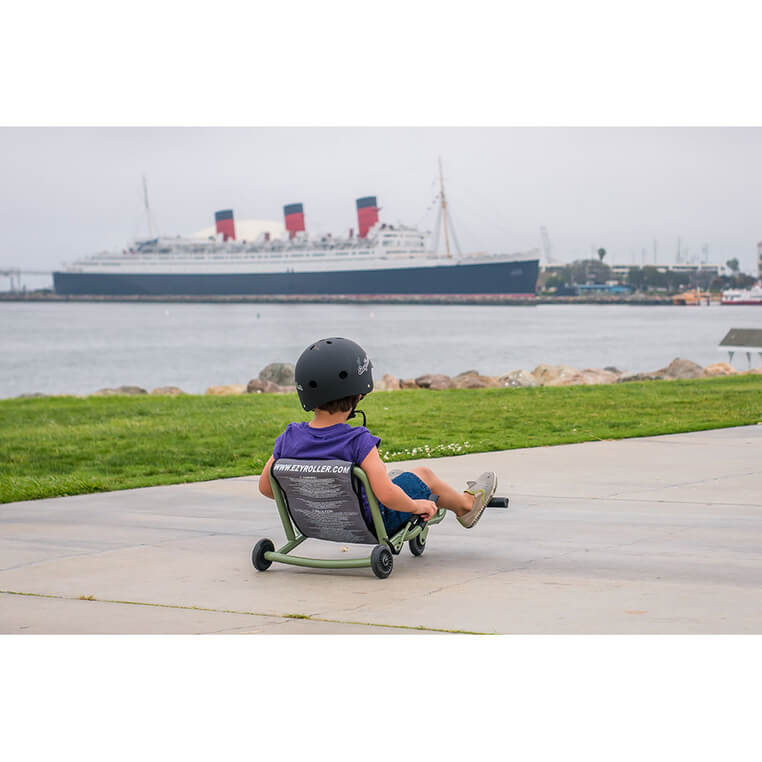 EzyRoller Classic Pojazd gokart napędzany nogami klasyczny 3-12 lat - Metal Black / EzyRoller