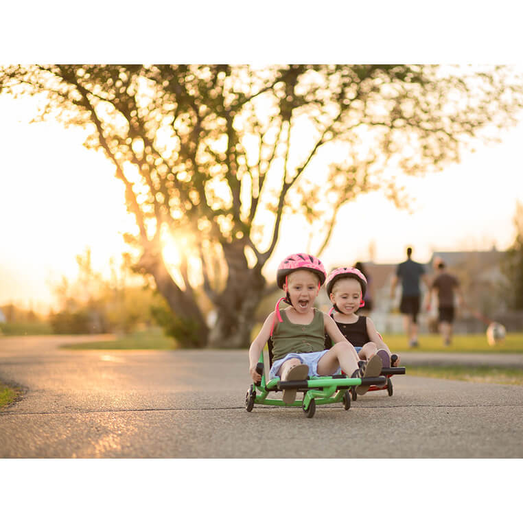 EzyRoller Classic Pojazd gokart napędzany nogami klasyczny 3-12 lat - Light green / EzyRoller