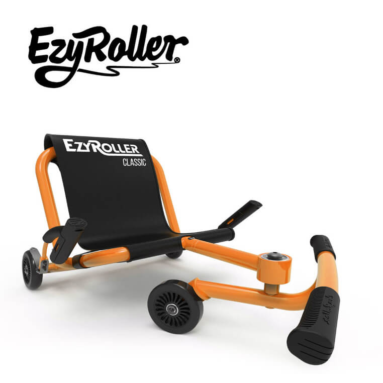 EzyRoller Classic Pojazd gokart napędzany nogami klasyczny 3-12 lat - Orange / EzyRoller